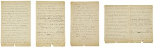 Letter from Vincent van Gogh and Paul Gauguin to Emile Bernard by Vincent van Gogh